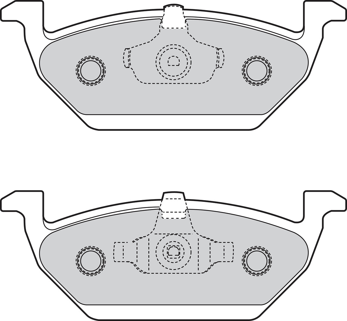 Jeu de 4 plaquettes de frein VALEO ref. 302029